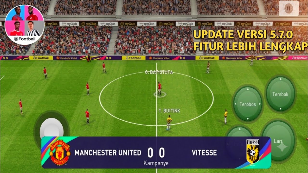 Update Terakhir! PES 2021 MOBILE ANDROID OFFLINE Fitur Lebih Keren 
