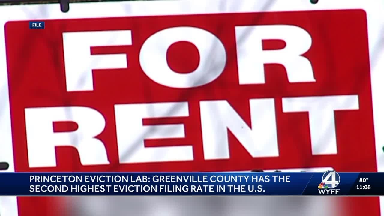 Greenville listed among highest eviction filing rates in country