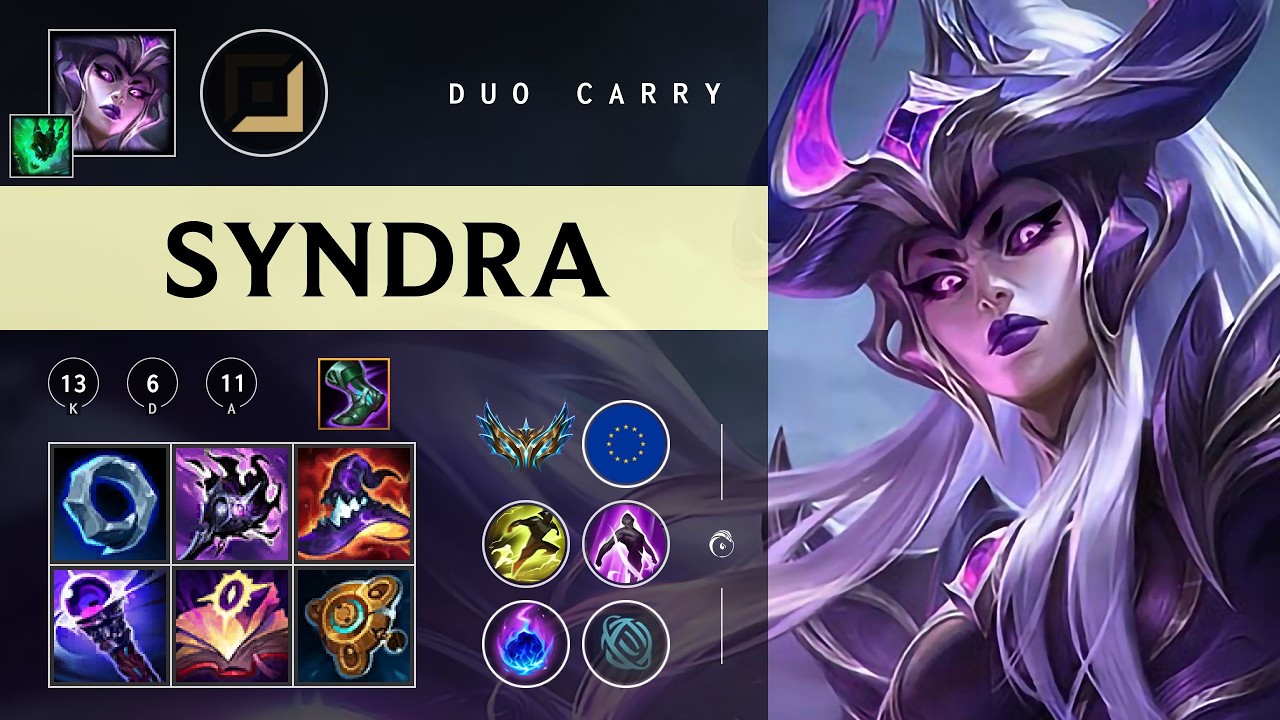 Syndra Carry vs Vel'Koz - EUW Challenger Patch 26.05