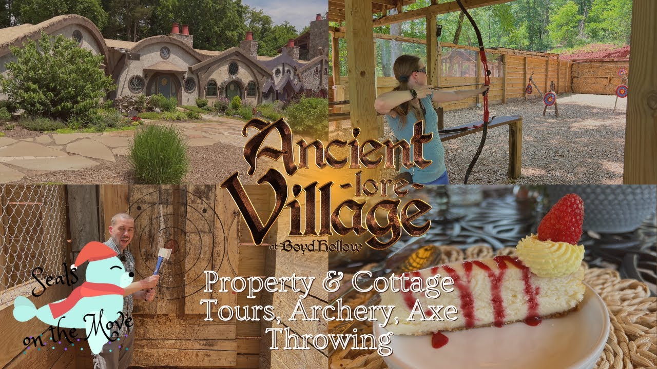 Ancient Lore Village Knoxville Tour - Four Cottage Tours - Axe Throwing - Archery - Knoxville TN