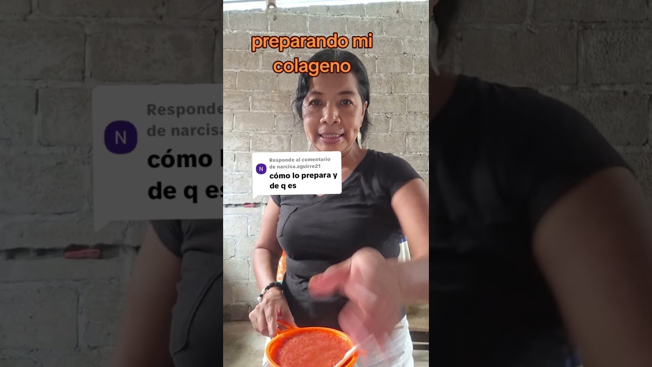 Preparando mi colágeno   de fruta 