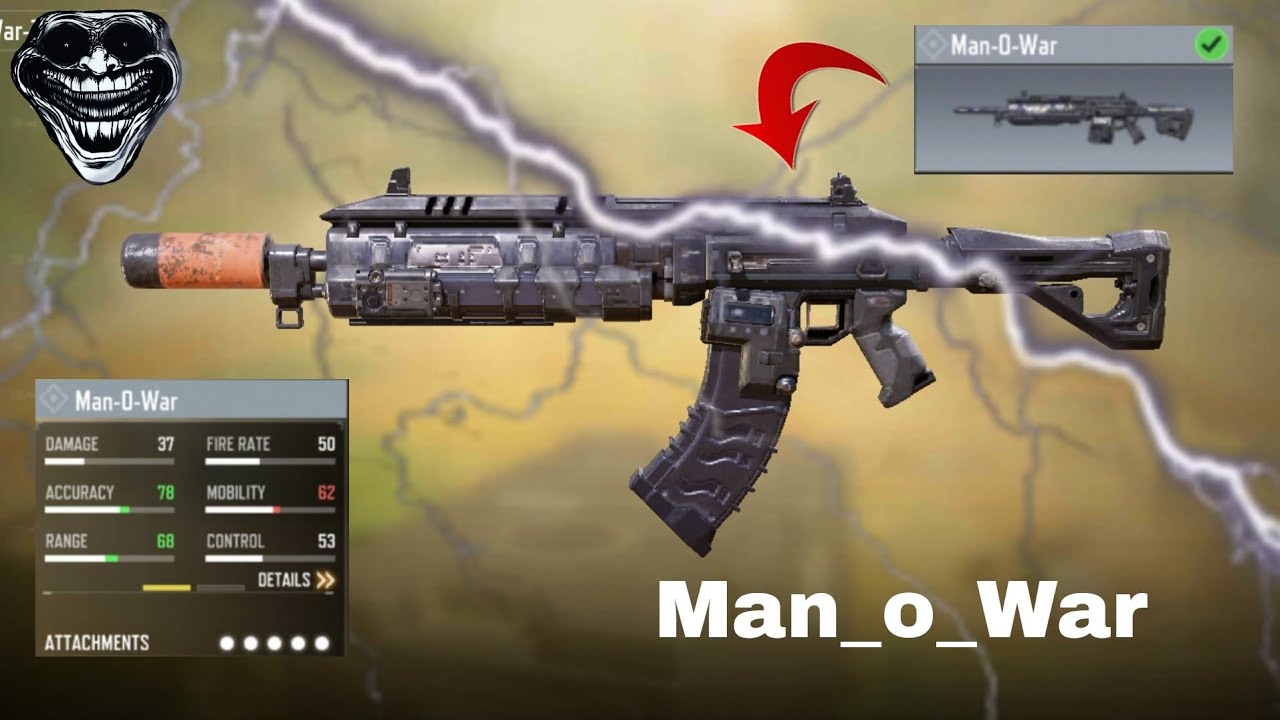 MAN O WAR THE HIGHTMARE OF ALL CODM PLAYER'S ...