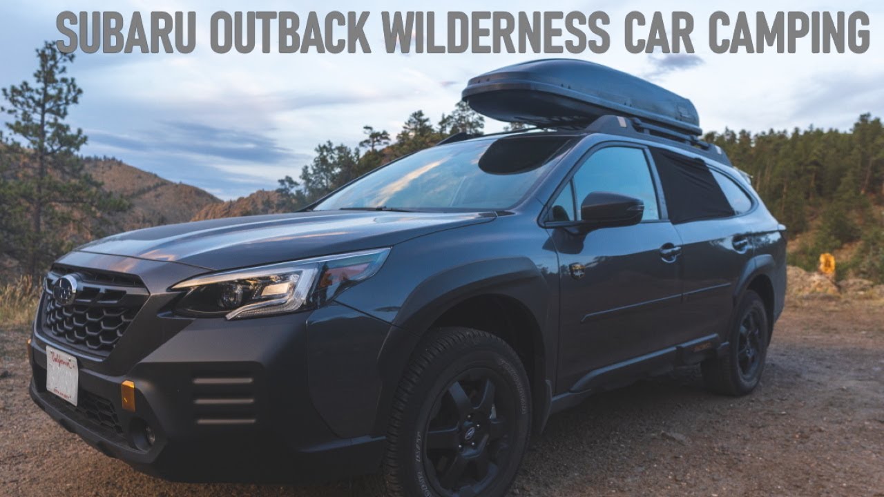 Минимальный комплект для кемпинга Subaru Outback Wilderness