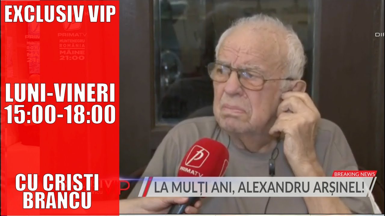 ALEXANDRU ARȘINEL, INTERVIU EMOȚIONANT DE ZIUA LUI: „DE LA O VREME NU FAC CHIAR ATÂT DE BINE”