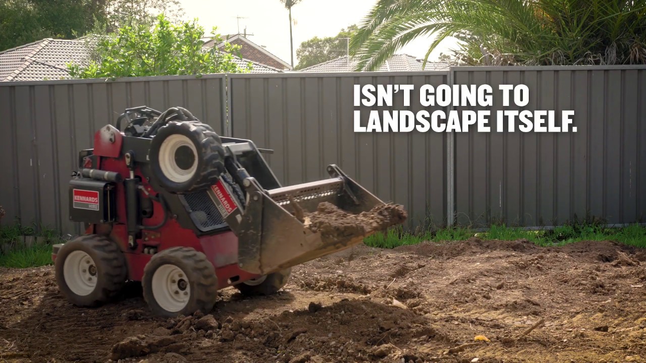 Mini Loader - That backyard you've been putting off isn't going to landscape itself.