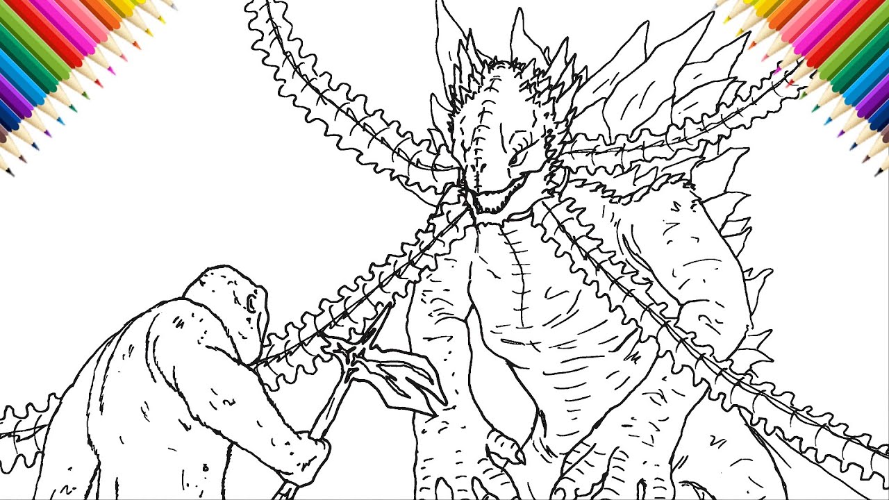 How to Draw Shimo vs Kong | Godzilla x Kong:The New Empire