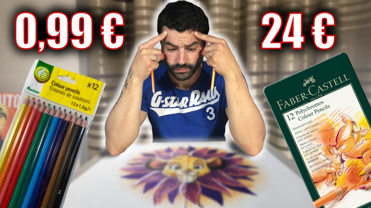 [Test] Crayons de couleurs 0,99 € VS crayons de couleurs 24 €