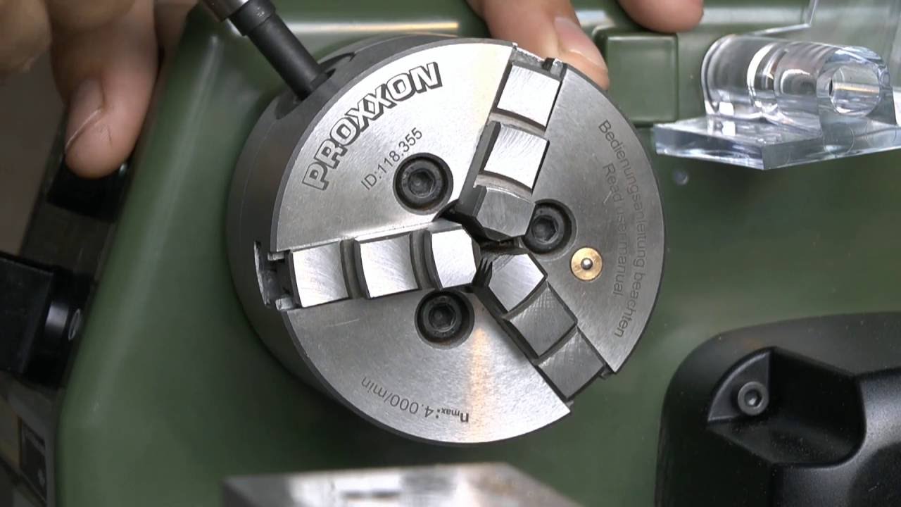 Proxxon PD 250/E (2) Трёхкулачковый патрон D75 мм / Review 3-jaw chuck Proxxon D75 mm