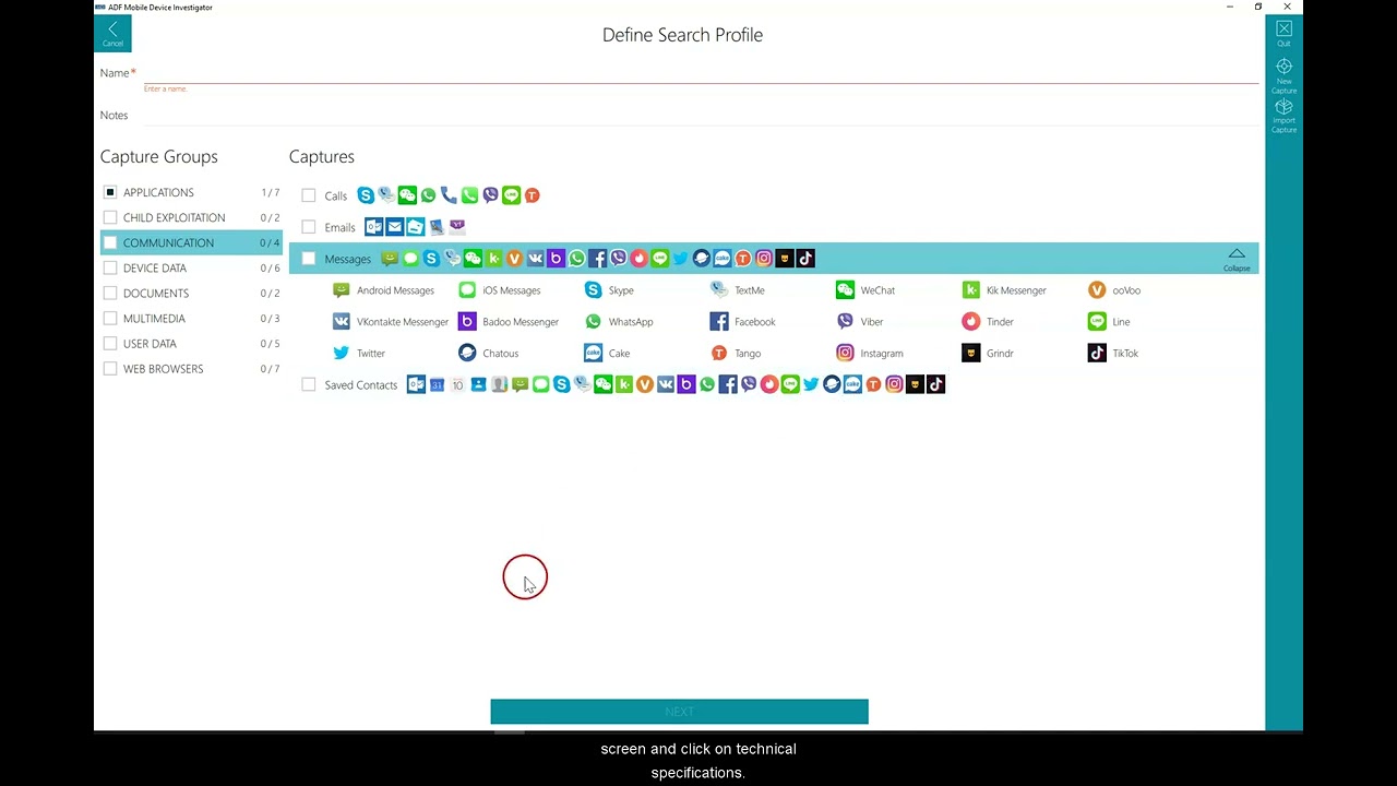 Best Settings for ADF Mobile Device Investigator | ADF Solutions