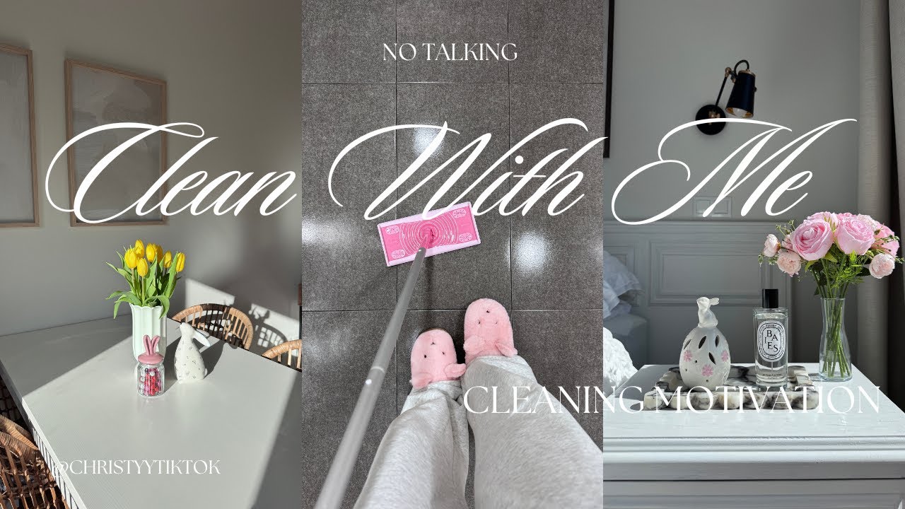 EASTER CLEAN, RESTOCK & ORGANIZE WITH ME 🐣 entire apartment DEEP CLEAN, cozy ASMR, clean motivation🎀