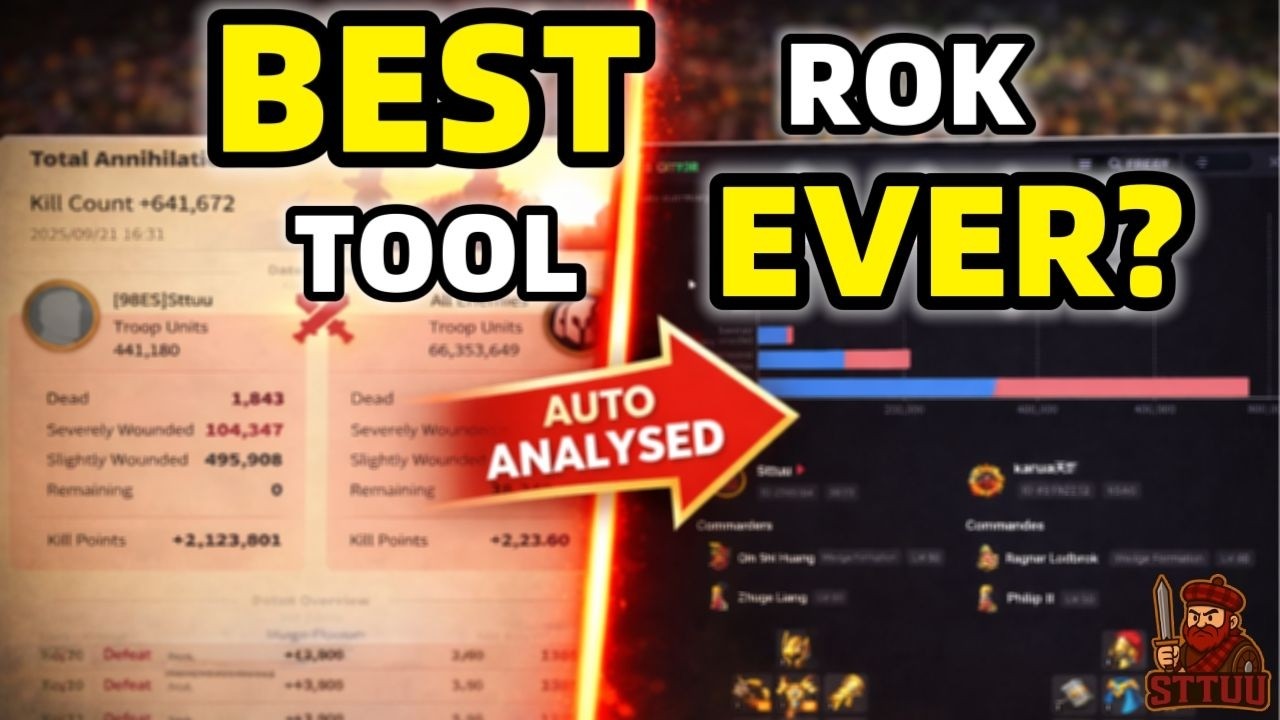 This FREE Rise of Kingdoms Report Analyser Helps You Get More KP