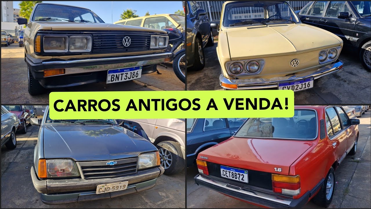 CARROS ANTIGOS A VENDA em CAMPINAS! ANOS 70, 80, 99 e 2000!!!