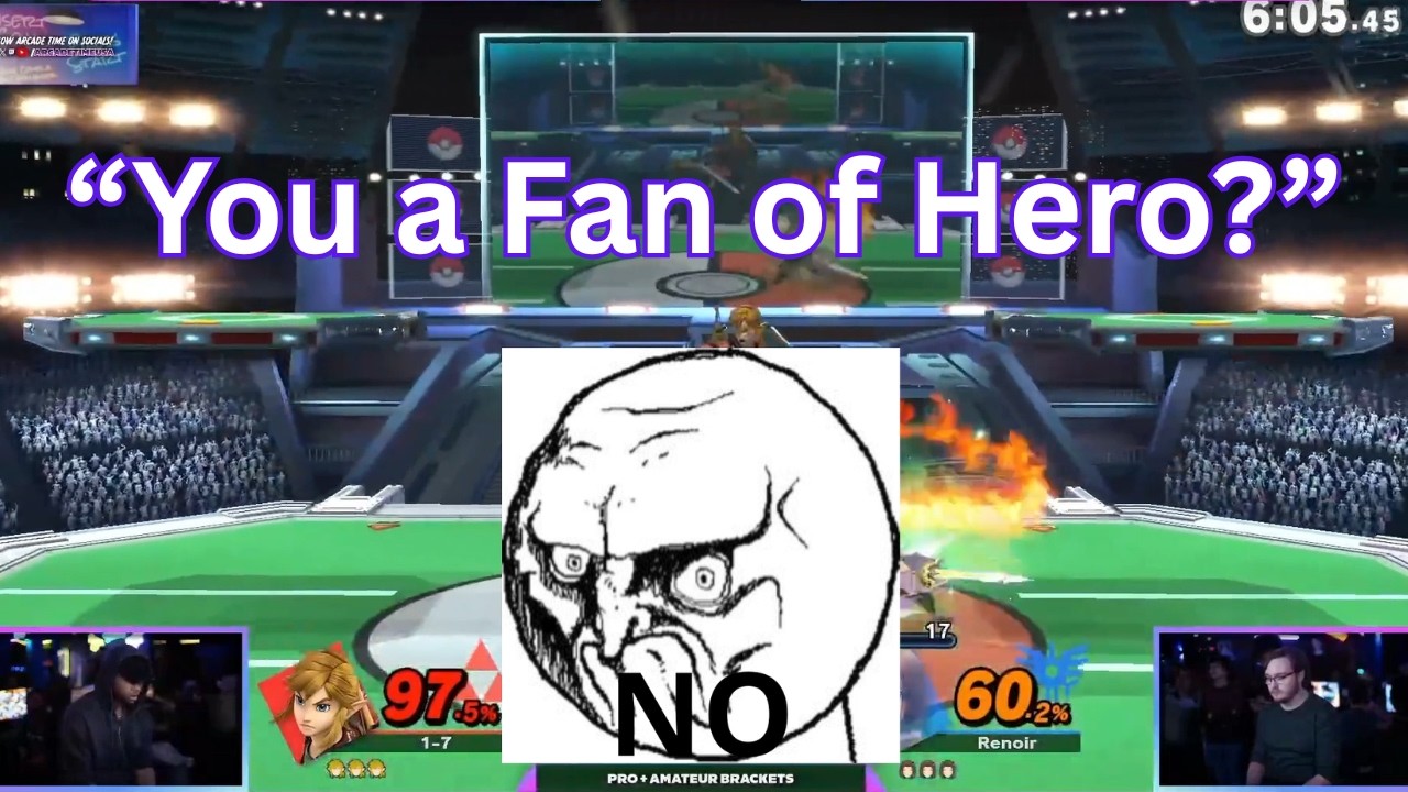 EVERYONE LOVES HERO - Super Smash Bros. Ultimate - Arcade Time Knock Out Stream Highlights #4