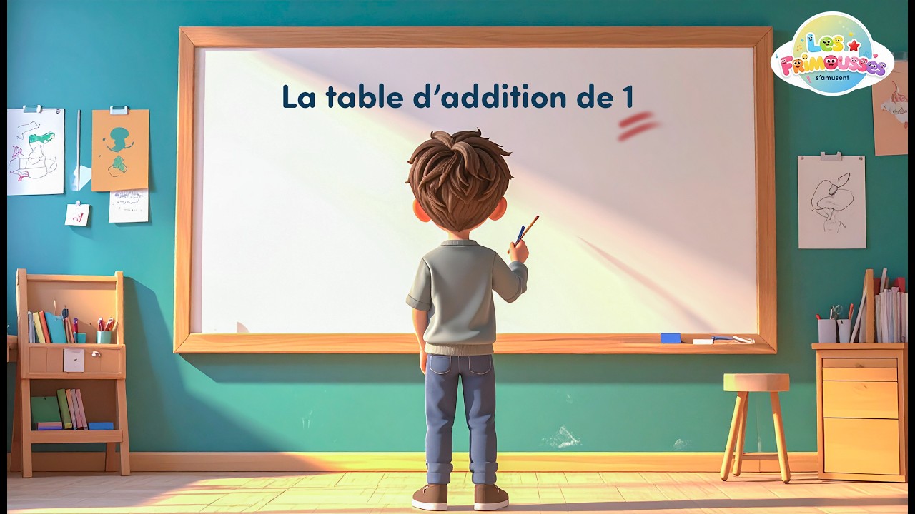 Mon premier jeu d'additions : La table de 1 ✨ | Les Frimousses s'amusent