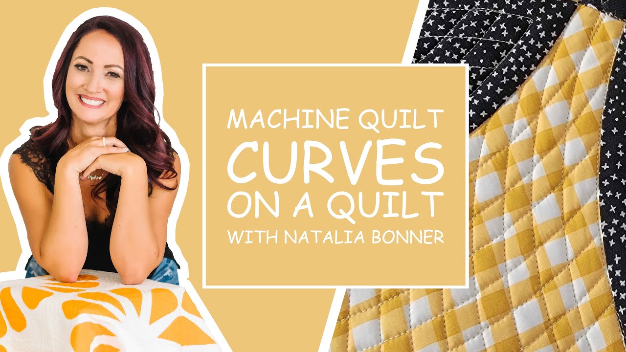 Machine Quilt Curves On A Quilt With Natalia Bonner