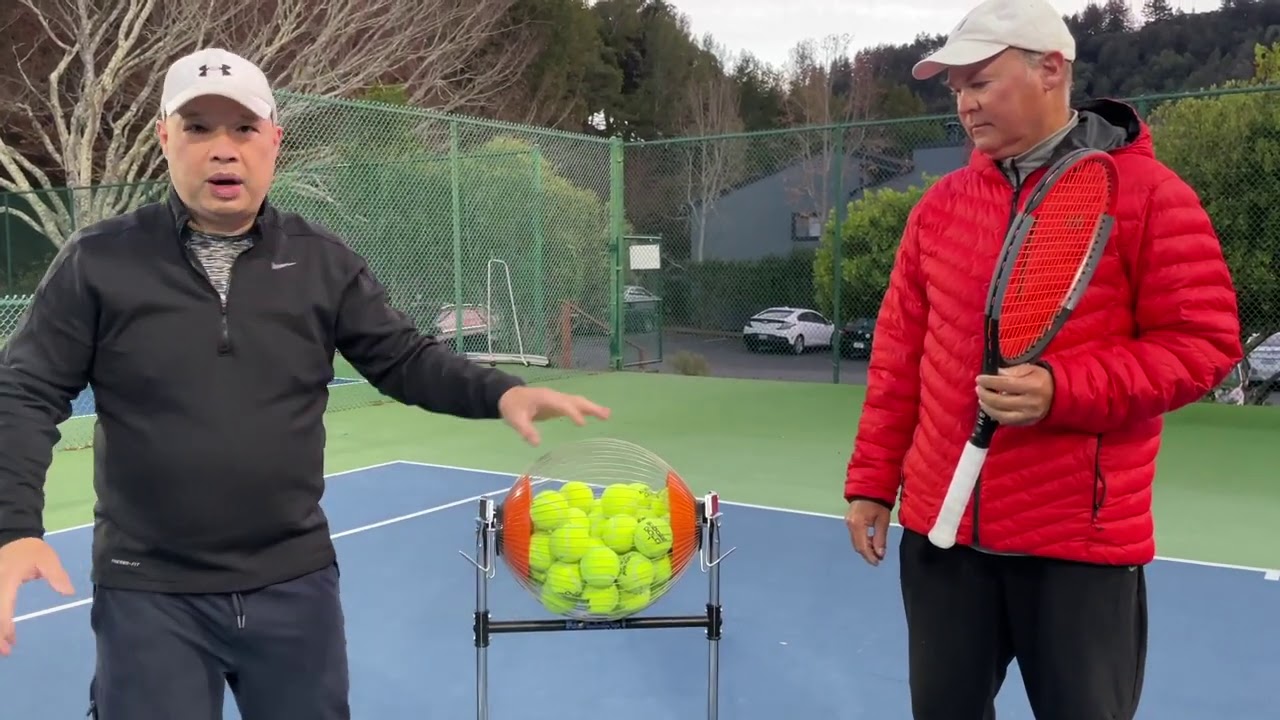 THE BEST PORTABLE MOWER AND TEACHING CART: KOLLECTABALL HOPPER