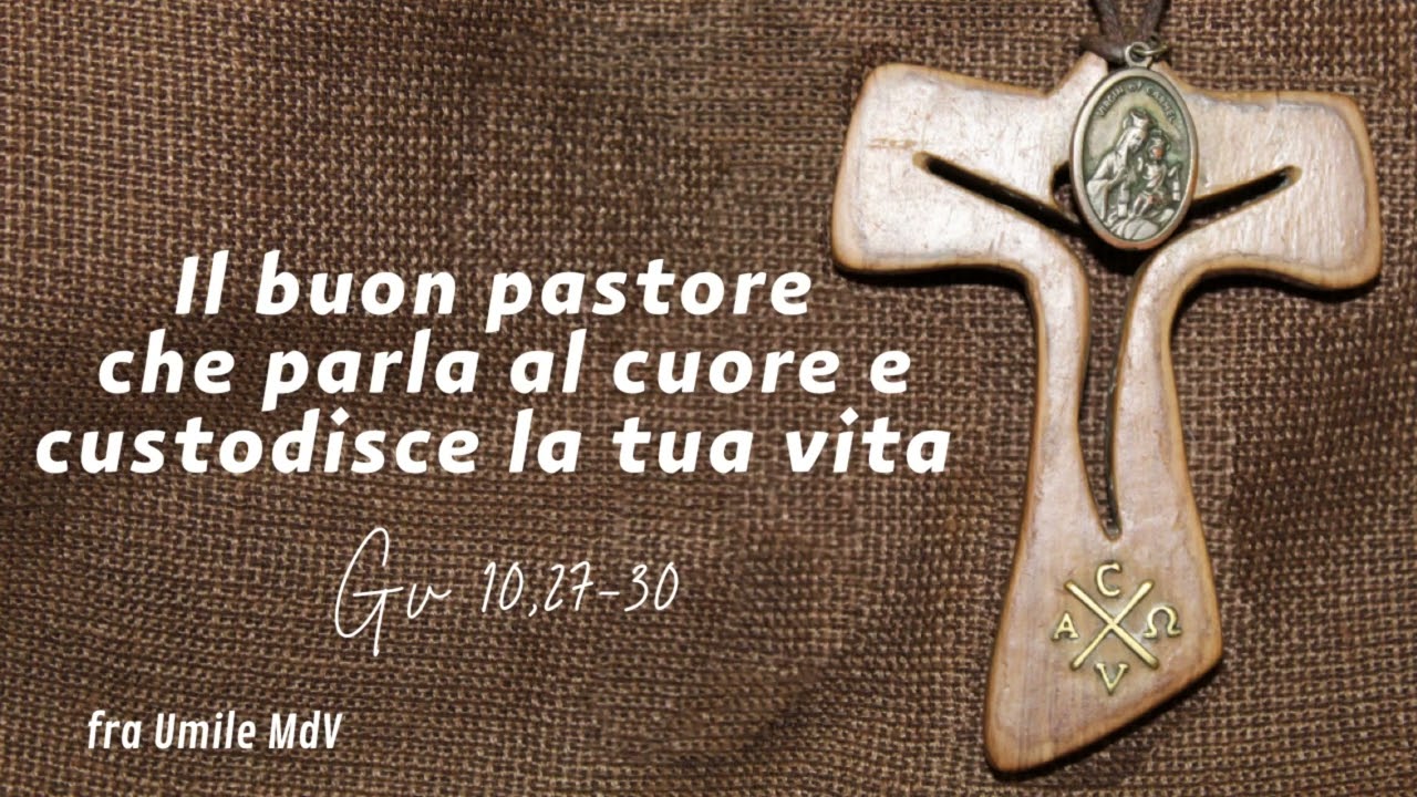 Lasciarsi condurre e custodire dal Buon Pastore (Gv 10,27-30), di fra Umile mdv