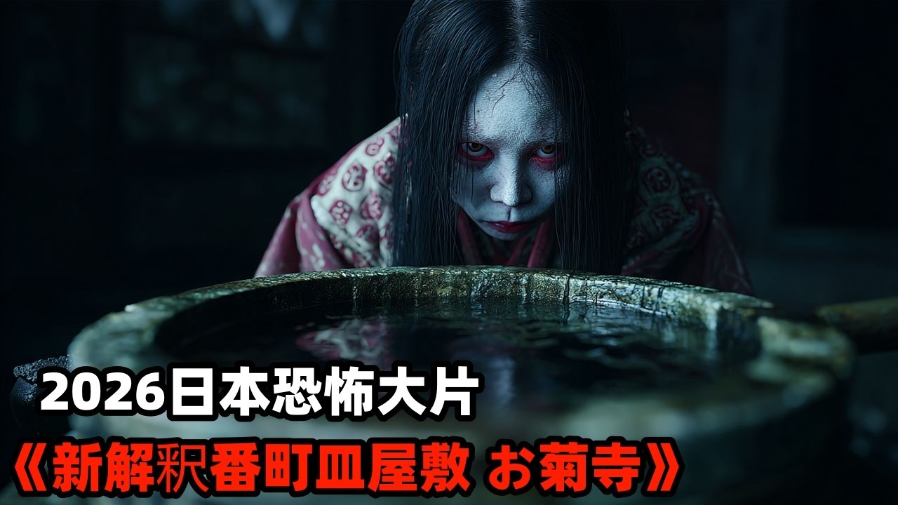 2026最新日本恐怖大片《皿屋敷阿菊寺》，日本三大民俗怪談之一，生猛刺激恐怖如斯