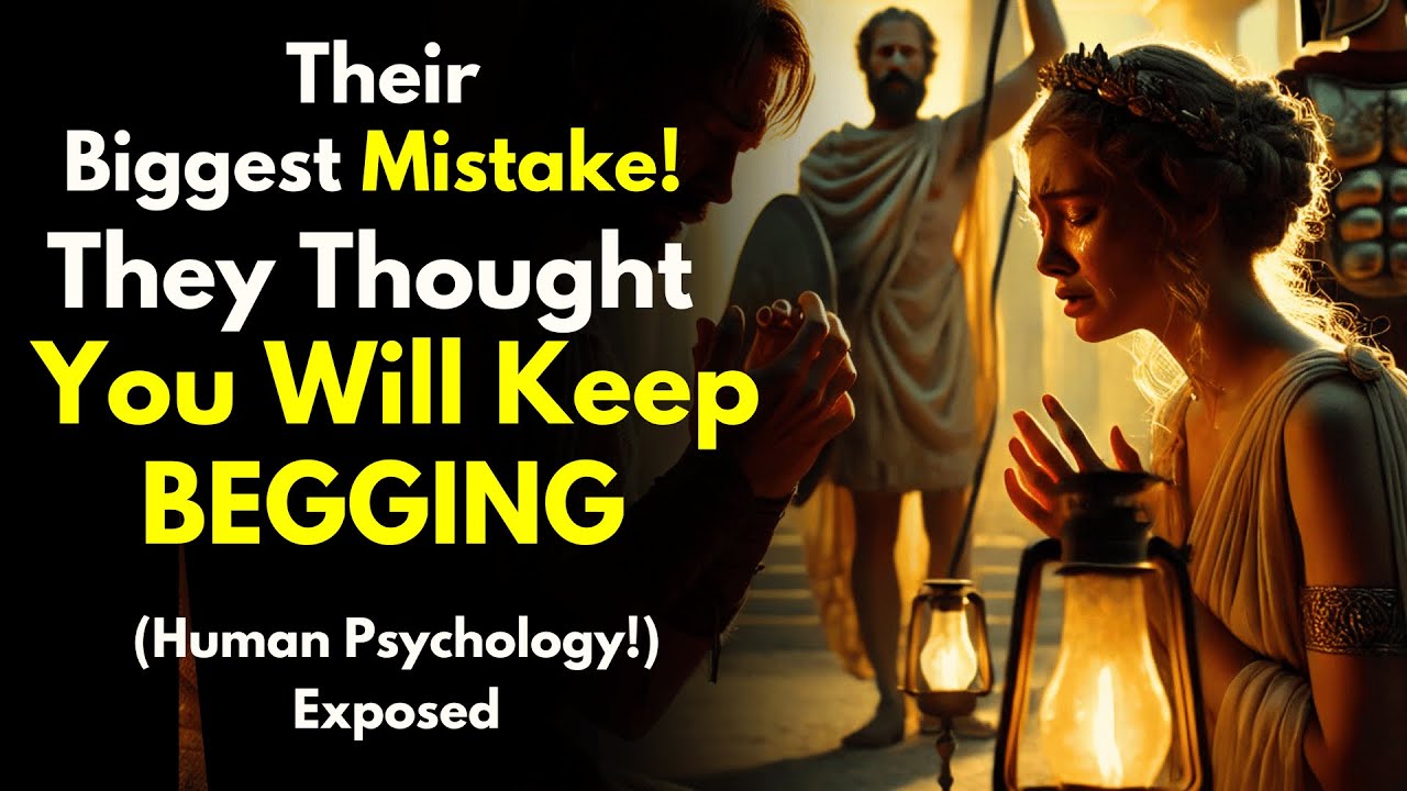 Their Biggest MISTAKE Was Thinking You Will Keep BEGGING! Stoicism