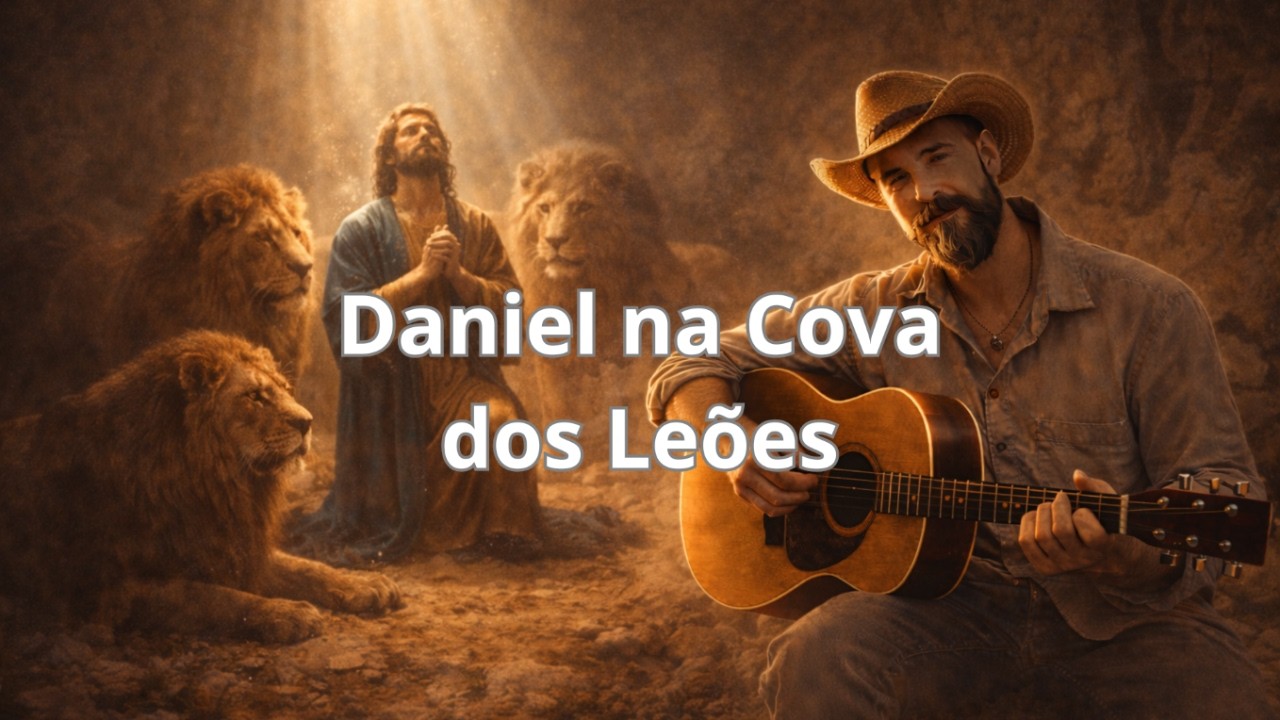 Daniel na Cova dos Le&otilde;es 🙏 Deus Fechou a Boca dos Le&otilde;es | Viola de Deus
