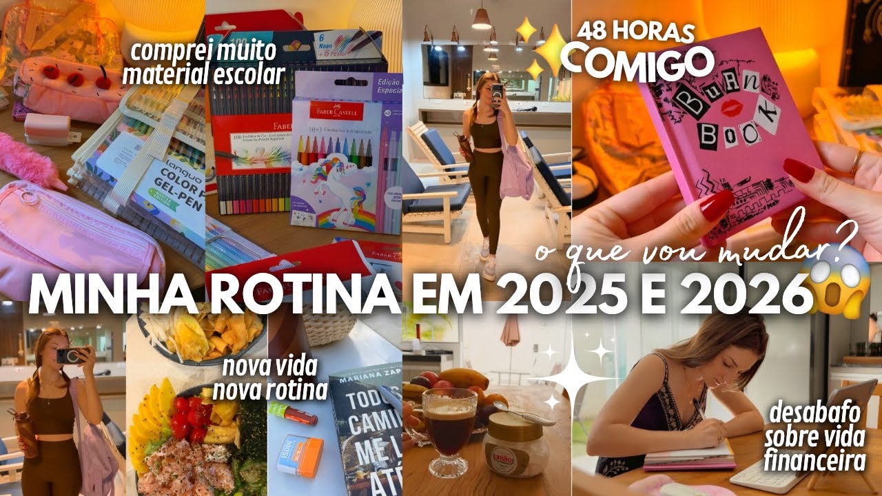 Rotina nova para 2026: o que mudou? | vlog sincero e desabafos, material escolar novo, finanças…