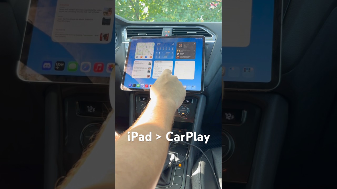 How to CarPlay with iPad? This method is 100x better 🔥 