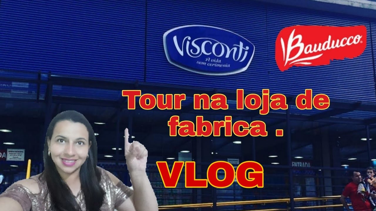 Compras na loja de fabrica Visconti e Bauducco.