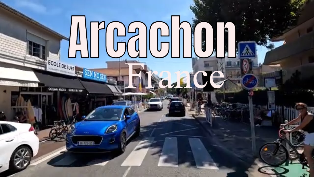 Arcachon 4k - Driving- French region