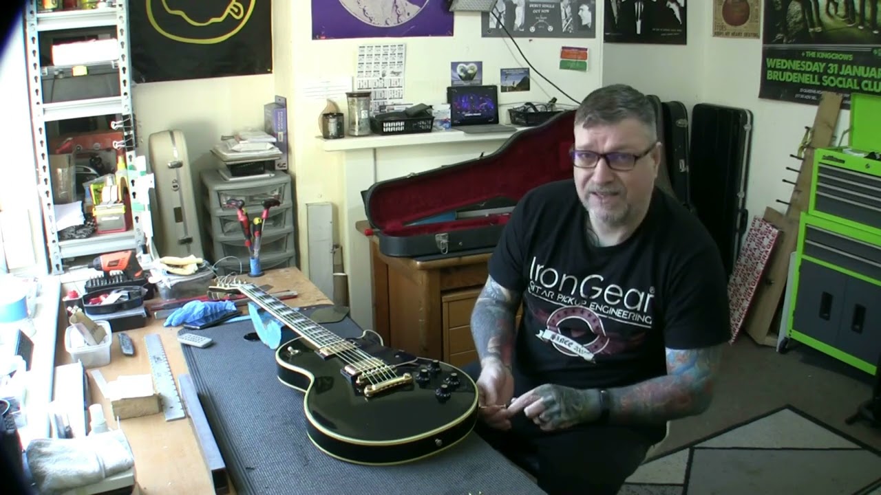 1972 Gibson Black Beauty Custom LP: Appraisal,  fret level and setup...