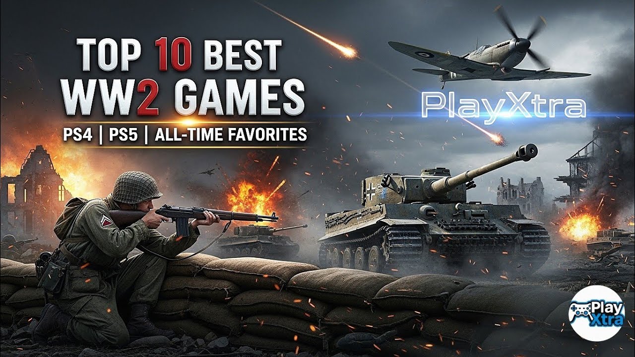 Top 10 Best World War II Games Of All Time On PS4/PS5 | Most Popular WWII Games