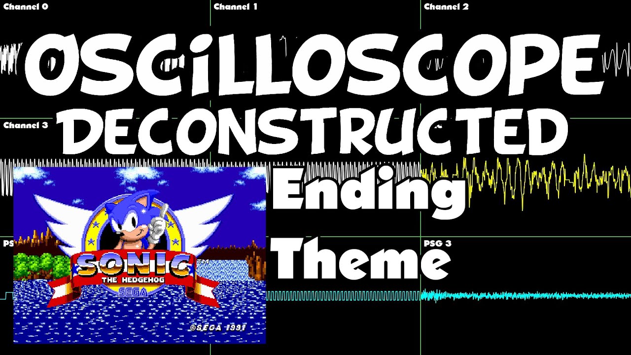 Sonic 1 - Ending Theme - Oscilloscope Deconstruction