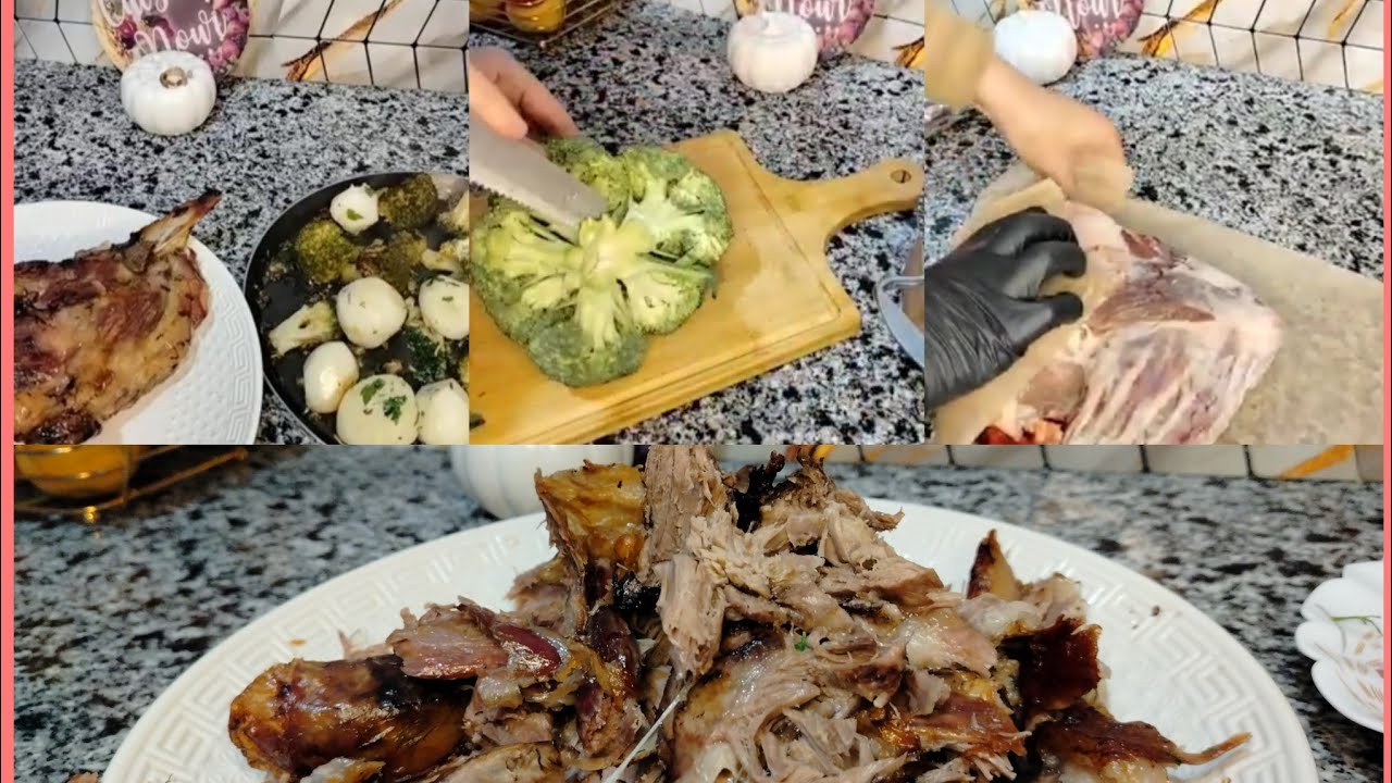 مشوي على طريقتي 🥩بروكولي 🥦كيفاش طيبته 💯ادخلي تدي افكار✨