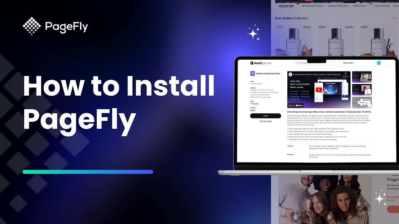 Как установить PageFly | Академия PageFly