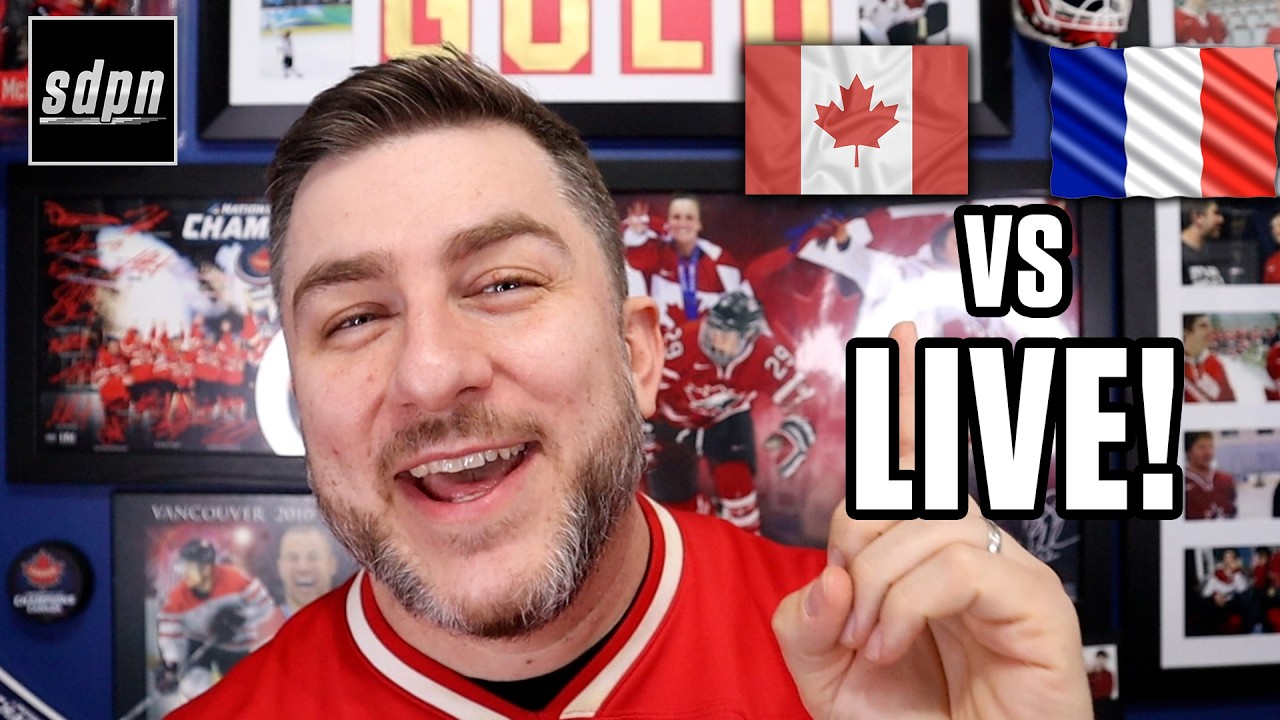 Team Canada vs France | Men's Hockey | LIVE w/ Steve Dangle