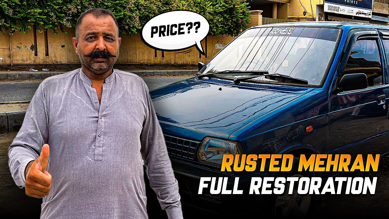 Full Rusted Mehran 🔧 Full Restoration 🔥