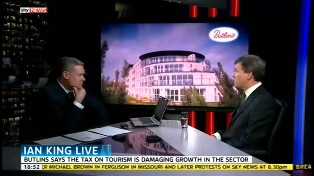 Dermot King, managing director of Butlins, discusses Cut Tourism VAT on Ian King Show