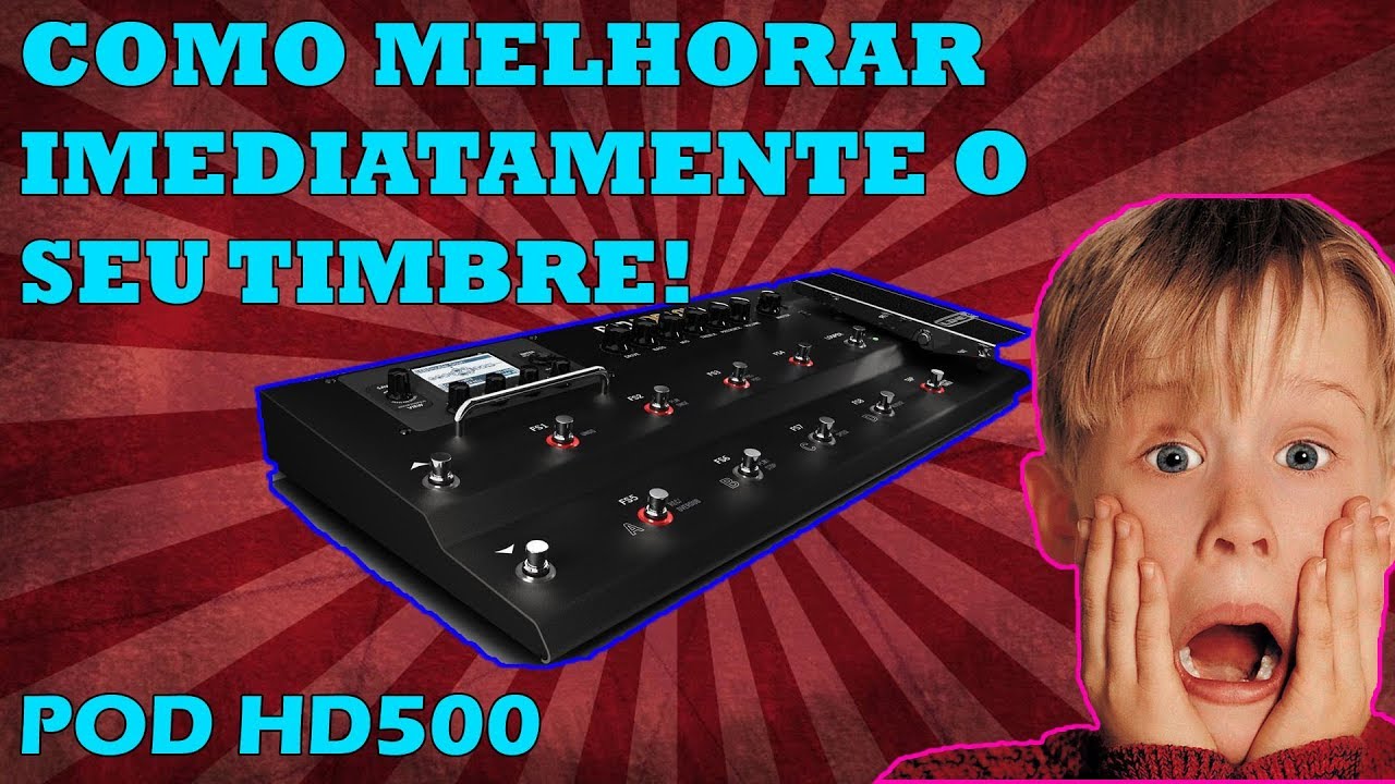 POD HD500 - EQUALIZAÇÃO GLOBAL E IN Z