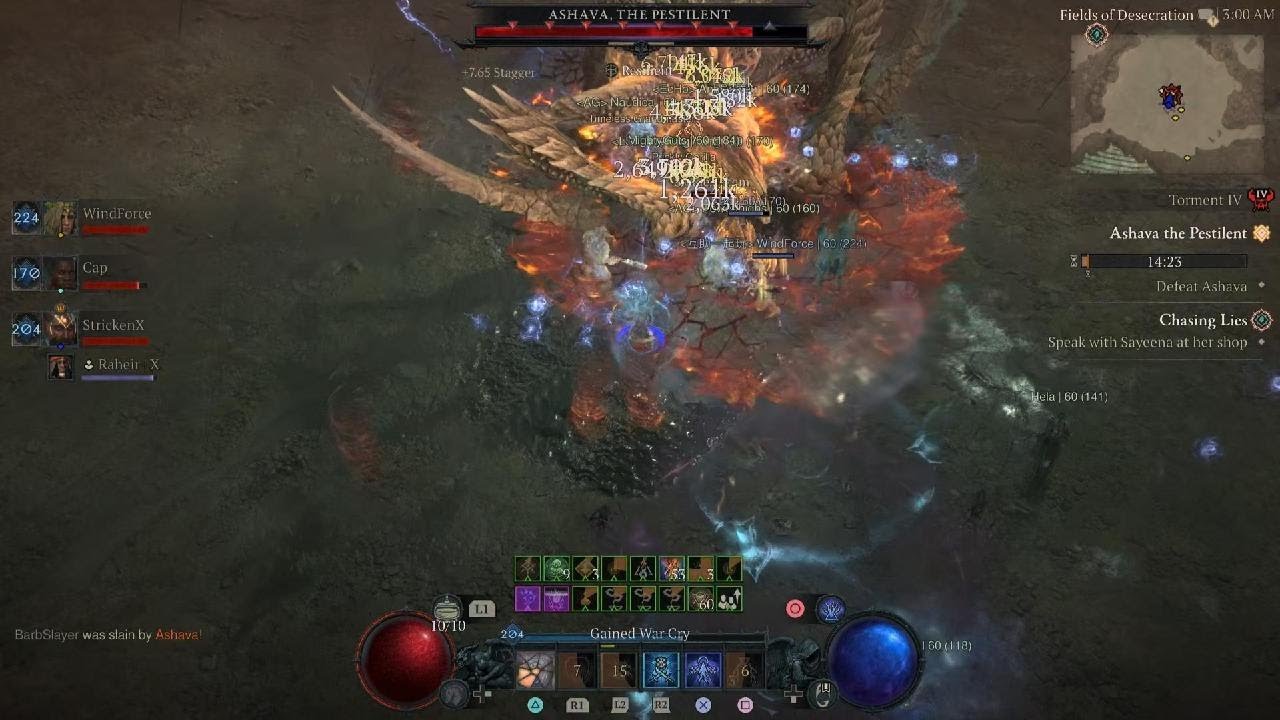 Ashava the Pestilent World Boss | Torment 4 | Diablo 4 Season 8 Belials Return