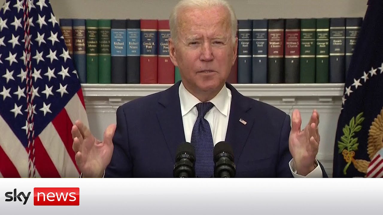 Biden: 'I'm convinced I'm right' on Afghanistan pullout