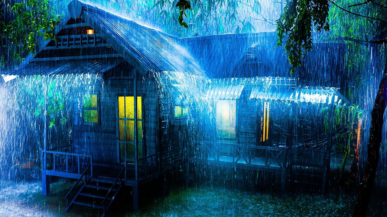 Sueño Reparador | Lluvia y Truenos Constantes 🌧️ Para Quedarse Dormido Rápidamente