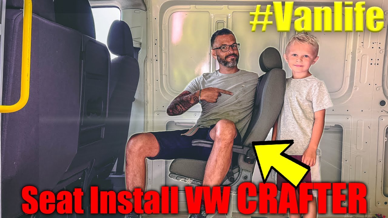 #1 Our Van's Delivered: Installing A Seat Into Our LWB VW Crafter! Van Conversion #vanlife