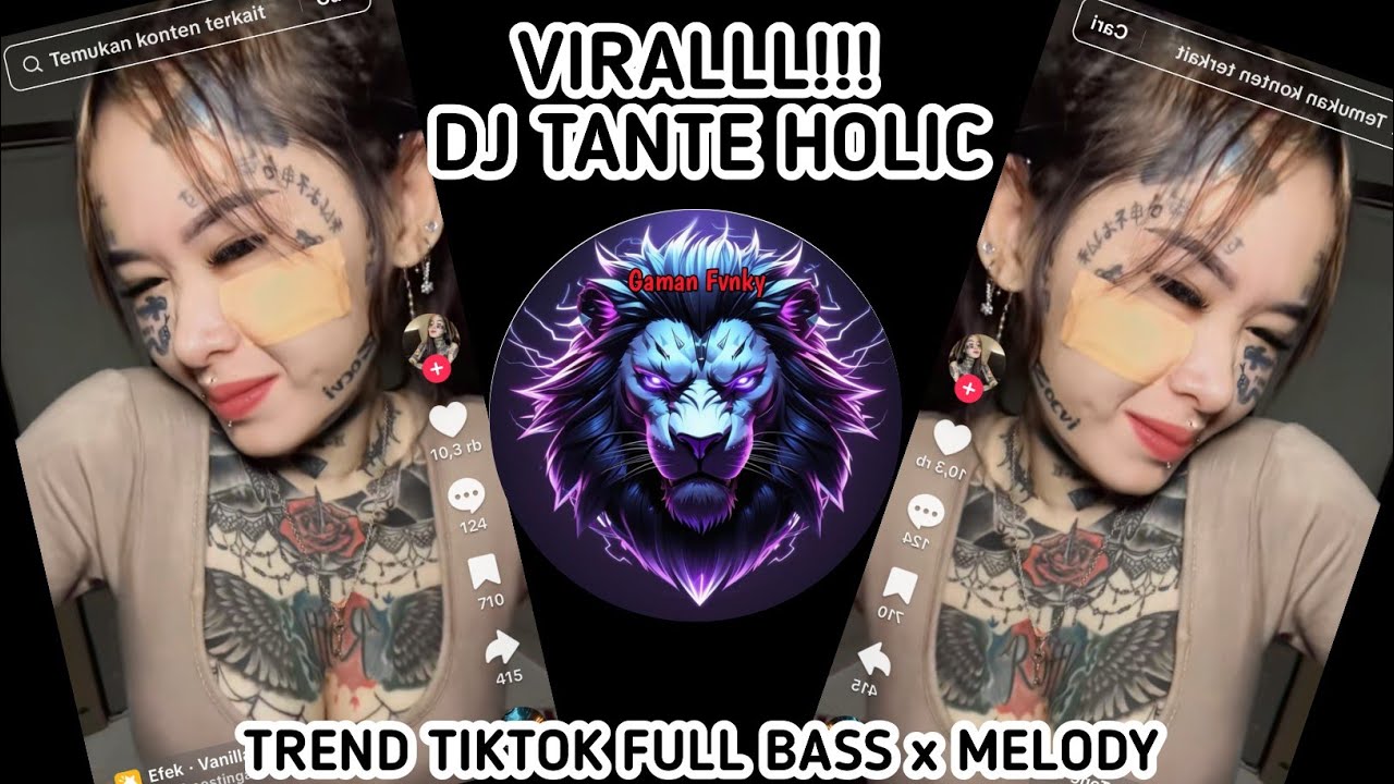 Virall..!!!!! DJ Tante Holic Trend Tiktok Full Bass x Melody‼️