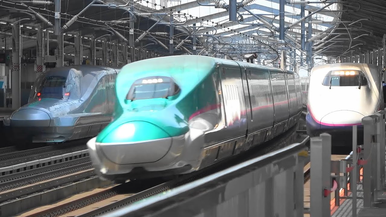 大迫力! 新幹線の色んな離合 130連発! ALFA-X,高速通過など Shinkansen passing each other