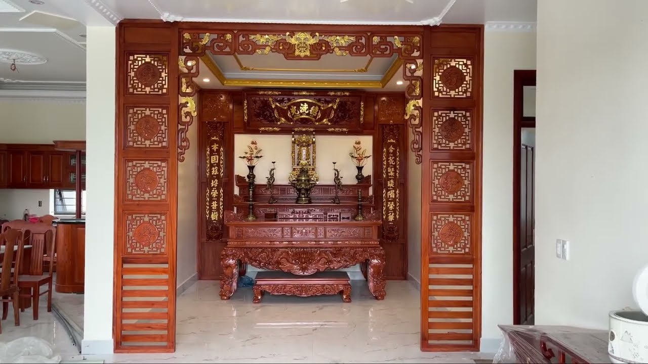 Combo Phòng Thờ Hương Đá Vách , Sập Thờ Hương Đá A Trường Thái Bình : ĐỒ GỖ HUY HOÀNG