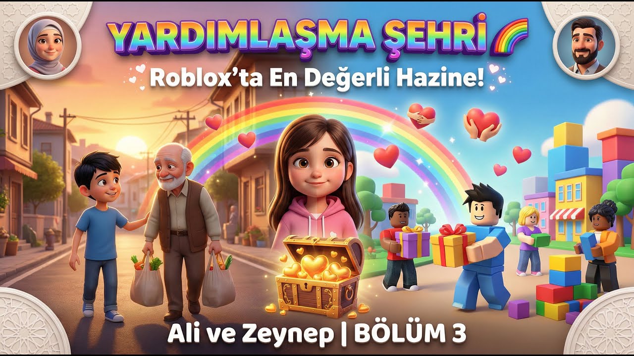 Yardımlaşma Şehri 🌈 Roblox'ta En Değerli Hazine! | Oyun Hikayeleri