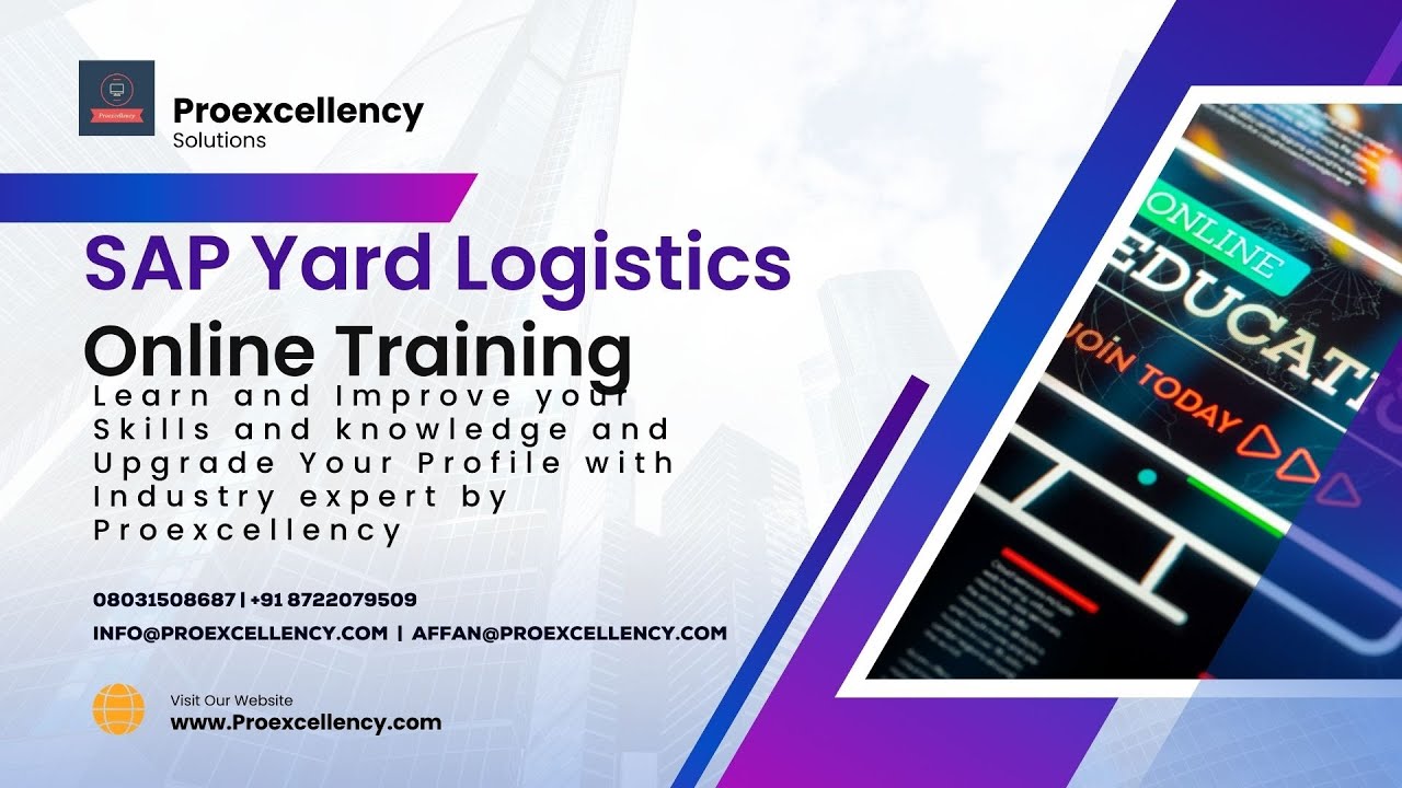 SAP Yard Logistics Online Training Learn from experts trainer