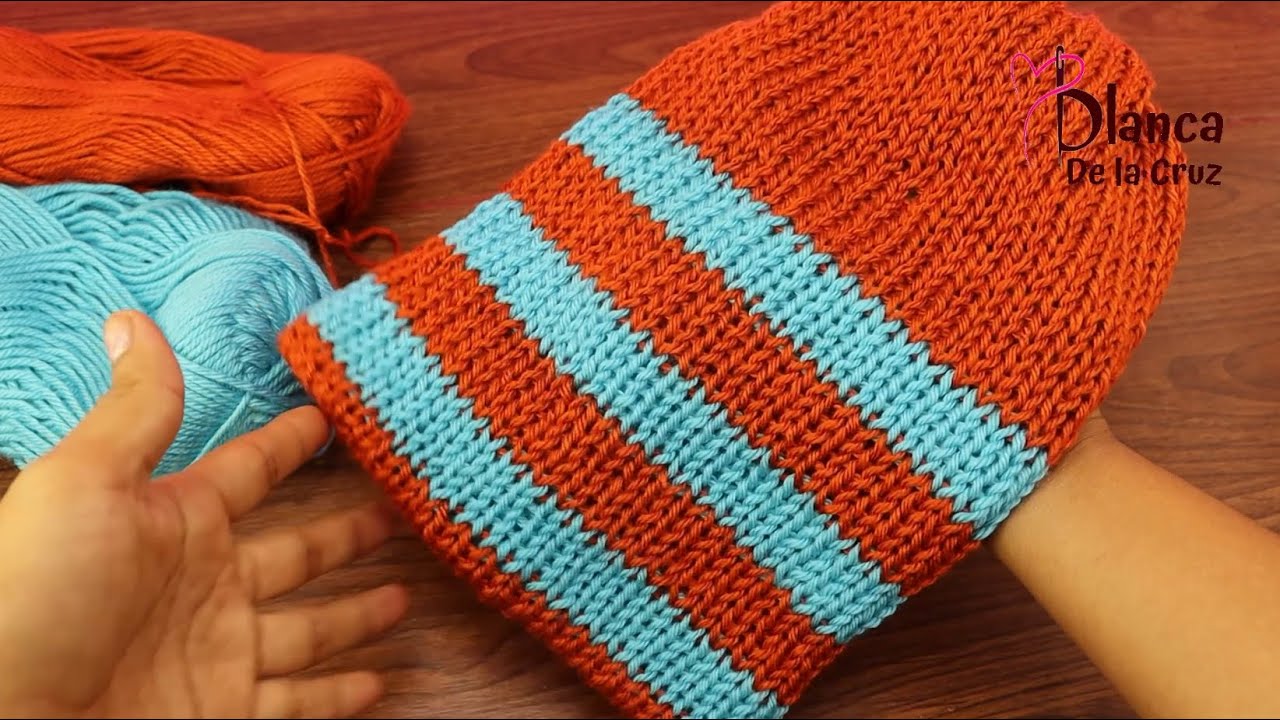 ¡Wow! 💯INCREIBLE 🤶🪡🧶TEJI UN GORRO CON MÁQUINA SENTRO DE 48 AGUJAS ¡es muy FACIL Y RAPIDO!