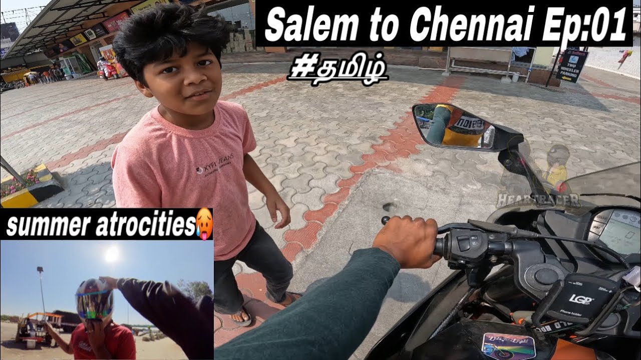 Summer atrocities🥵 | Salem to Chennai EP:01 | #hr #heart_racer_rc