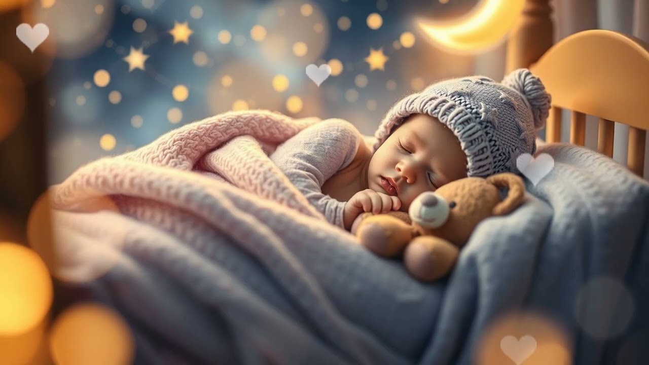 Night Rest Melody 🎼🍼  Soothing Piano Sleep 🌸 Subscribe for More Gentle Dreams 💕
