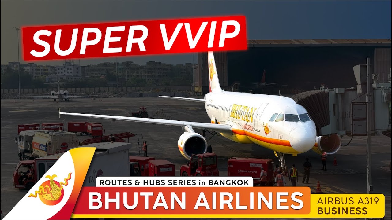 Super VIP Experience! · BHUTAN AIRLINES A319 Business Class 🇹🇭 Bangkok ✈ Kolkata 🇮🇳 Worth It!